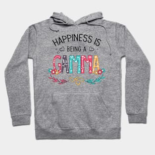 Happiness Is Being A Gamma Wildflowers Valentines Mothers Day Hoodie